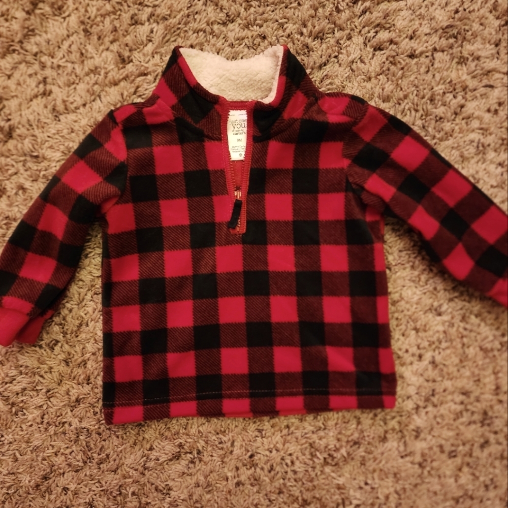 9 month Buffalo Plaid Pullover